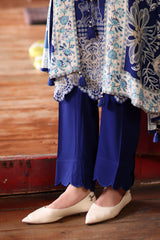 UAE-3 Piece Printed Linen Suit with Printed Linen Dupatta
