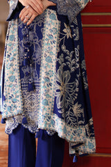 UAE-3 Piece Printed Linen Suit with Printed Linen Dupatta