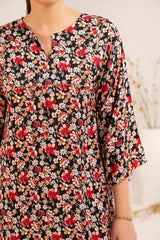 UAE-1 Piece Printed Linen Shirt SV-52003