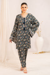 UAE-1 Piece Printed Linen Shirt SV-52005
