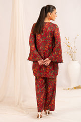 UAE-1 Piece Printed Linen Shirt SV-52010
