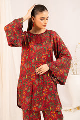 UAE-1 Piece Printed Linen Shirt SV-52010