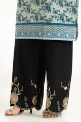 UAE-Rawsilk Embroidered Trouser IUSTTR-1470