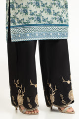 UAE-Rawsilk Embroidered Trouser IUSTTR-1470
