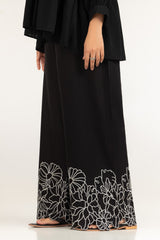 UAE-Rawsilk Embroidered Trouser