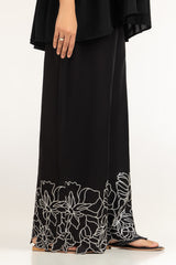 UAE-Rawsilk Embroidered Trouser