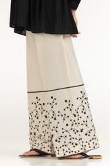 UAE-Rawsilk Embroidered Trouser