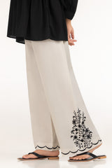 UAE- Rawsilk Embroidered Trouser