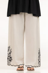 UAE- Rawsilk Embroidered Trouser