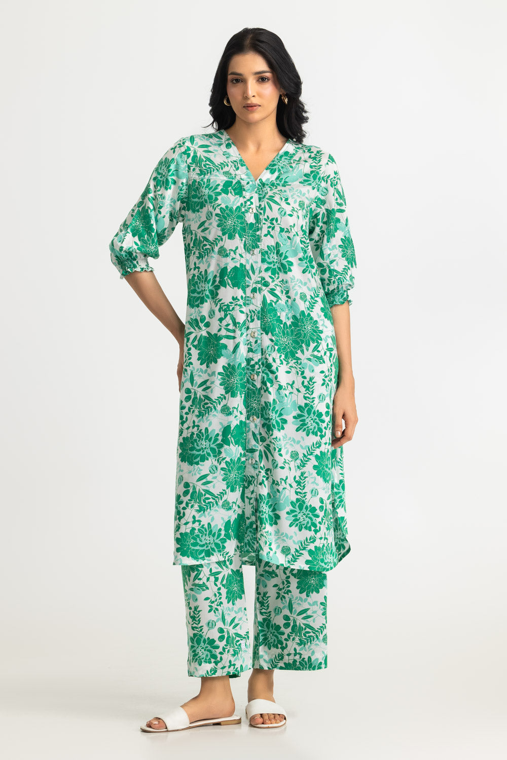 UAE- Rayon Printed Co-Ord Set