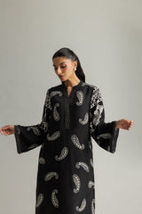 UAE-Rayon Printed Shirt And Dyed Trouser