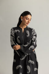UAE-Rayon Printed Shirt And Dyed Trouser
