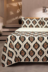 UAE-Rose Ogee T-200 Bed Throw