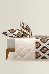 UAE-Rose Ogee T-200 Bed Throw