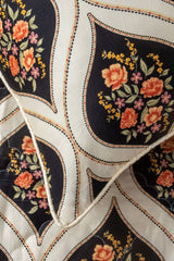 UAE-Rose Ogee T-200 Bed Throw