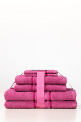 UAE-Rosebloom Combed Towel 6pcs Set