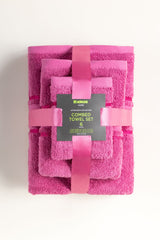 UAE-Rosebloom Combed Towel 6pcs Set