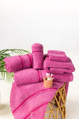 UAE-Rosebloom Combed Towel 6pcs Set
