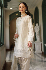 UAE-3 Piece Embroidered Lawn Suit with Chiffon Dupatta