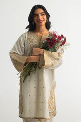 UAE-Viscose Raw Silk Embroidered Co-Ord Set