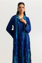 UAE- Viscose Rawsilk Embroidered Shirt