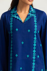 UAE- Viscose Rawsilk Embroidered Shirt