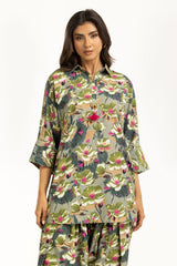 UAE-Viscose Slub Printed Co-Ord Set IPST-55030