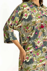 UAE-Viscose Slub Printed Co-Ord Set IPST-55030