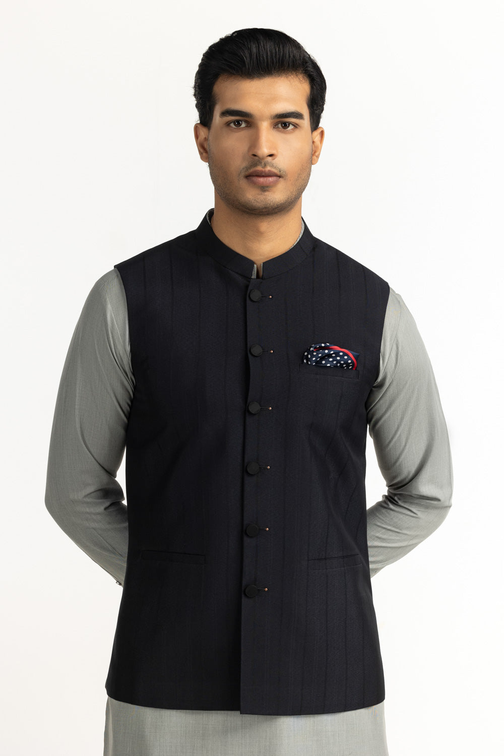 UAE-Regular Fit Styling Waist Coat