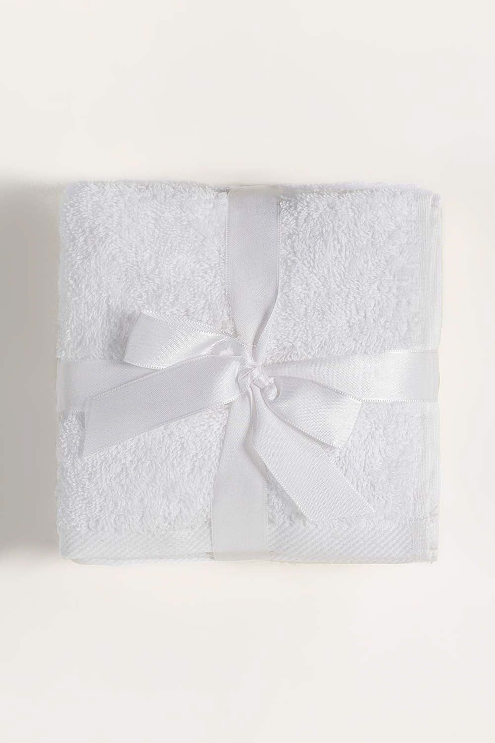 UAE-White Combed Towel 4pcs Set 25