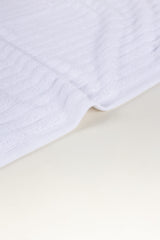 UAE-White Combed Plain Towel 26