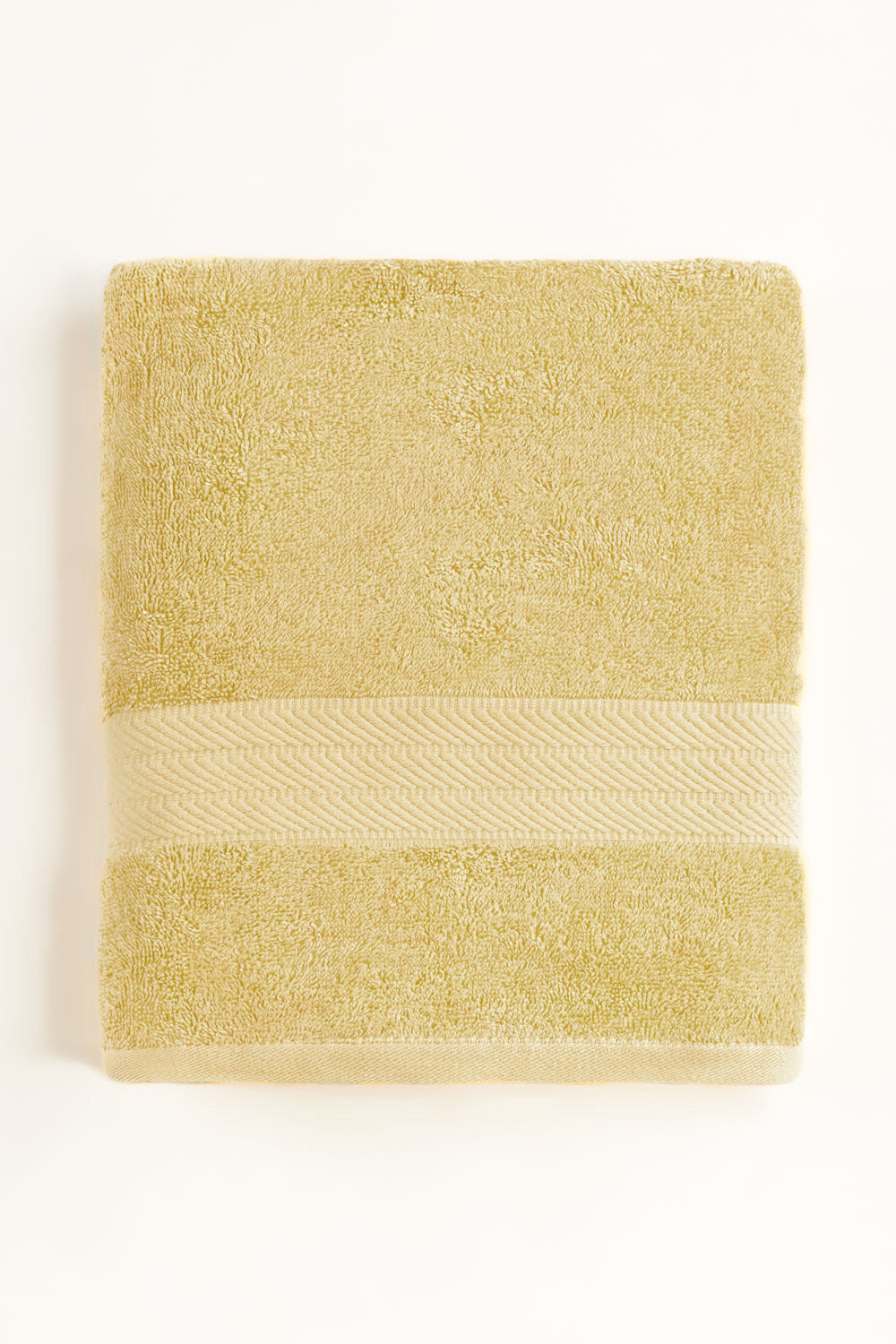 UAE-Yellow Dyed Bath Towel