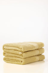 UAE-Yellow Dyed Bath Towel