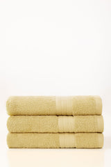 UAE-Yellow Dyed Bath Towel
