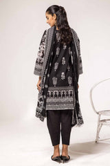 UAE -3PC Unstitched Printed Lawn Suit B-42018