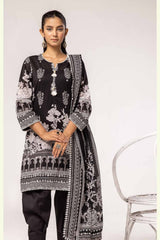 UAE -3PC Unstitched Printed Lawn Suit B-42018