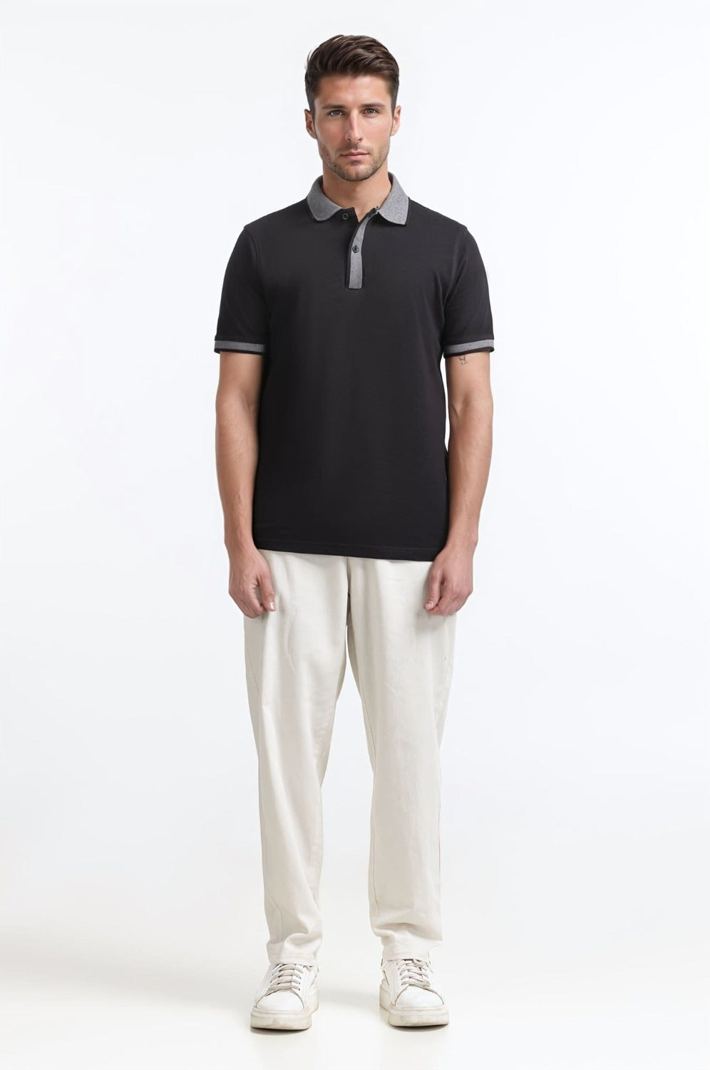 UAE -Bird-Eye Collar Polo PS-FSHN24-107