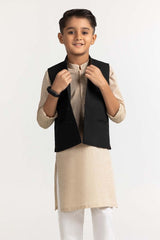 UAE-Black Styling Waist Coat KWC-PD23-013