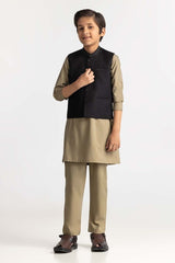 UAE-Black Styling Waist Coat KWC-PD24-002
