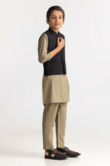 UAE-Black Styling Waist Coat KWC-PD24-002