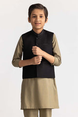 UAE-Black Styling Waist Coat KWC-PD24-002