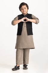 UAE-Black Styling Waist Coat KWC-PD24-012
