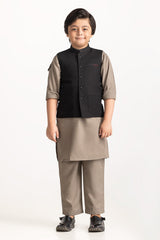 UAE-Black Styling Waist Coat KWC-PD24-012