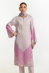 UAE-Cambric Embroidered Shirt And Trouser IPST-44586