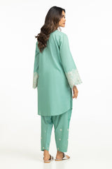 UAE-Cambric Embroidered Shirt And Trouser IPST-44599
