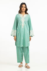 UAE-Cambric Embroidered Shirt And Trouser IPST-44599
