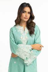 UAE-Cambric Embroidered Shirt And Trouser IPST-44599