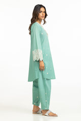 UAE-Cambric Embroidered Shirt And Trouser IPST-44599