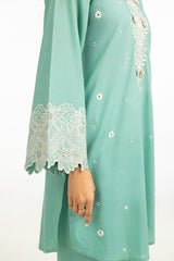UAE-Cambric Embroidered Shirt And Trouser IPST-44599