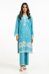 UAE-Cambric Embroidered Shirt And Trouser IPST-44601